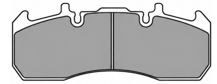 Illustrative pad profile for Truckia part 29173