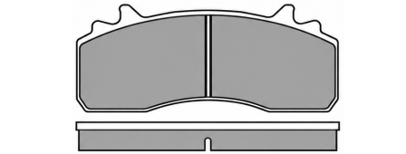 Illustrative pad profile for Truckia part 29315